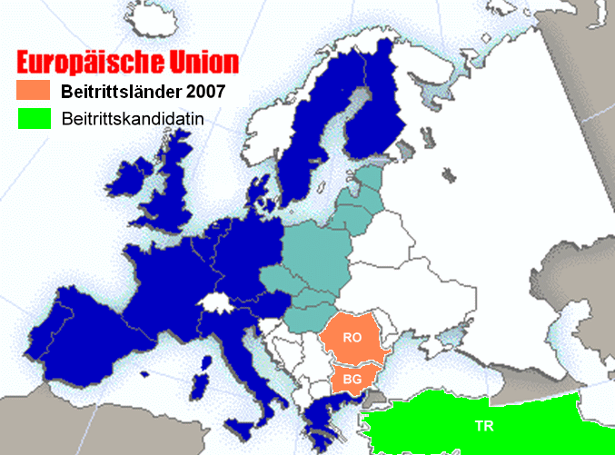 EU-Beitrittsl�nder 2007