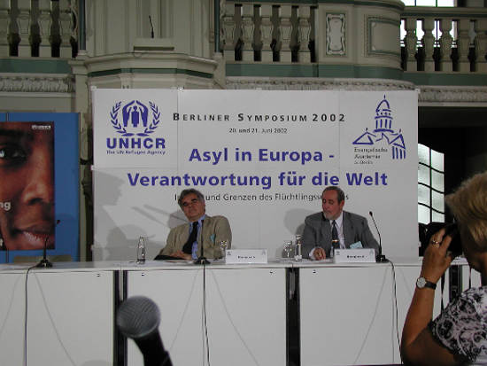 Berliner UNHCR-Symposium 2002 Asyl in Europa  hanusch_berglund.jpg